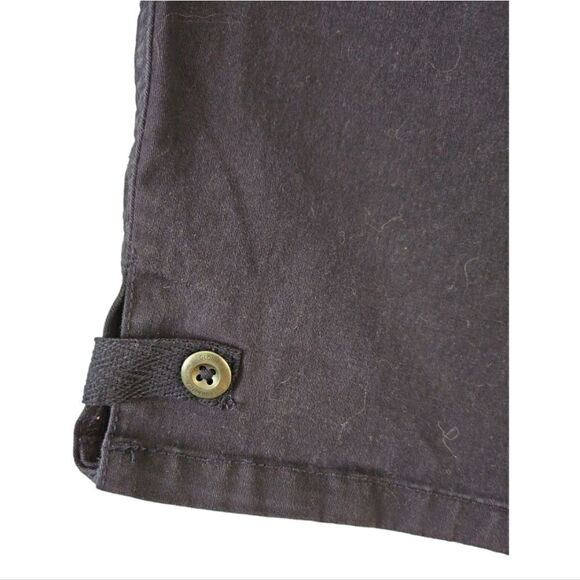 Gloria Vanderbilt All Around Slimming Effect Cargo Capri Pants Navy Blue Sz 10P - Picture 4 of 12